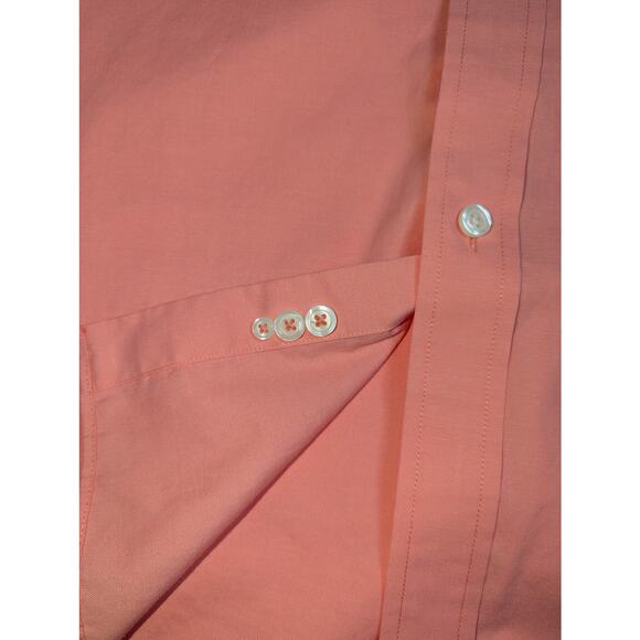 Croft&Barrow Men's Short Sleeved Dress Shirt. Neck Size 15.5-16 (M). Pre-Owned. - Picture 8 of 9